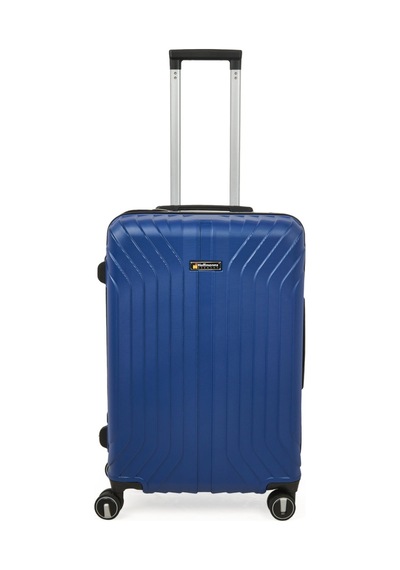 Hoffmannss Vertical Line Orta Boy Abs Valiz - Gece Mavisi - 66x45x26 Cm Çok Renkli