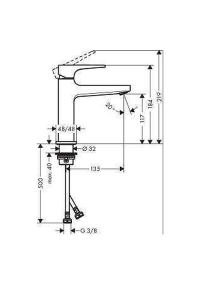 Hansgrohe Metropol Lavabo Bataryası 32507140