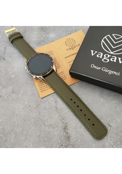 Vagave Huawei Watch Gt / Gt2 / Gt2E / Gt2Pro 42-46Mm Deri Kordon (498115420)