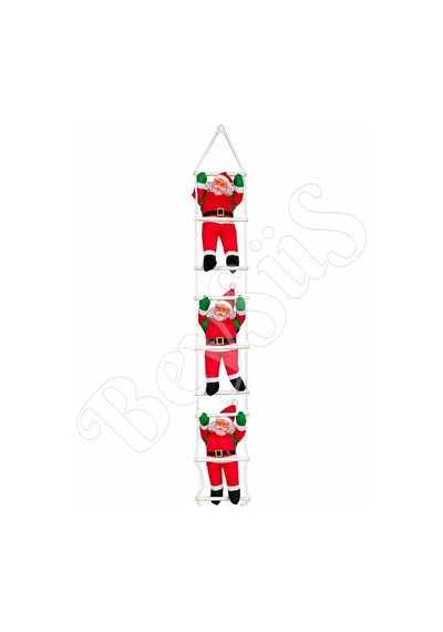 Yılbaşı Tırmanan Noel Baba 125 Cm 3lü