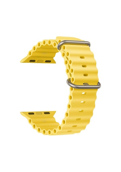 Fitcase Apple Uyumlu  Watch 42/44/45/49 MM Ocean Silikon Kordon