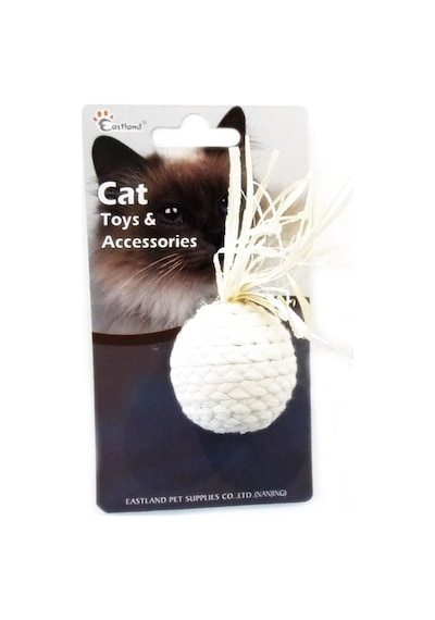 Eastland 4.5 CM Çap Düğümlü İp Kedi Oyuncağı