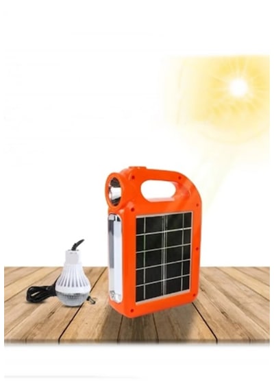 Hb-6399 Güneş Enerjili Solar Aydınlatma Ampullü Solar Set Işıldak