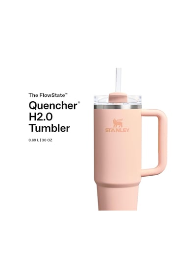 Quencher H2.o Flowstate Tumbler Pipetli Termos 0,89 Lt Pastel Turuncu Pastel Turuncu