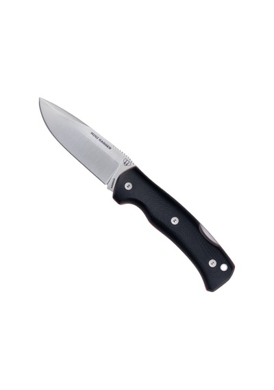 Cudeman 337-gnf Mini Ranger Black G10 Saplı Klipsli Ve Deri Kılıflı Çakı