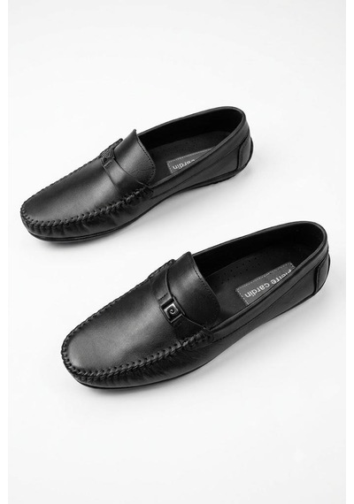 Pierre Cardin 90305 Rahat Esnek Hakiki Deri Erkek Loafer Ayakkabı Siyah