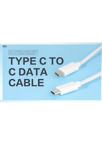 Torima Typ-c To Typ-c Kablo 1m Beyaz Yd42