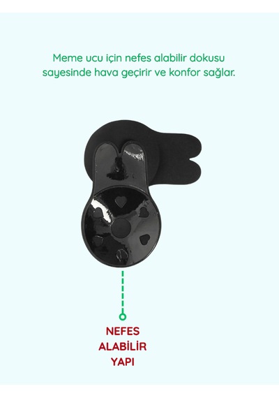Oypalife Göğüs Dikleştirici Ped Siyah