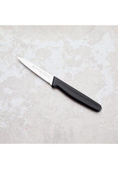Aryıldız Solo Tırtıklı Sebze Bıçağı Siyah 10 Cm Renkli