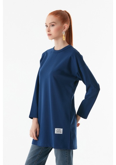 Fullamoda Basic Bisiklet Yaka Tunik 24ygb467204663-indigo 24YGB467204663-İndigo Fullamoda Basic Bisiklet Yaka Tunik 24ygb467204663-indigo 24YGB467204663-İndigo