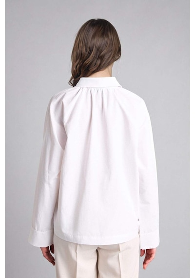 Defacto Regular Fıt Poplin Uzun Kollu Beyaz Tunik H5622ax26smwt32 Beyaz-wt32 Defacto Regular Fıt Poplin Uzun Kollu Beyaz Tunik H5622ax26smwt32 Beyaz-wt32