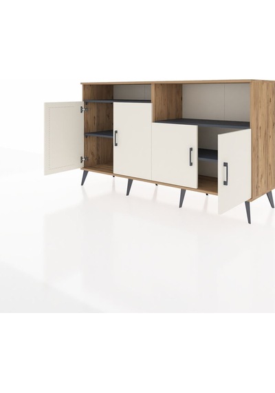 Hyperion Konsol 4 Raflı 4 Kapaklı 176x44x99 Çam-aytaşı/antrasit Atlas Çam/aytası - Atlas Çam Hyperion Konsol 4 Raflı 4 Kapaklı 176x44x99 Çam-aytaşı/antrasit Atlas Çam/aytası - Atlas Çam
