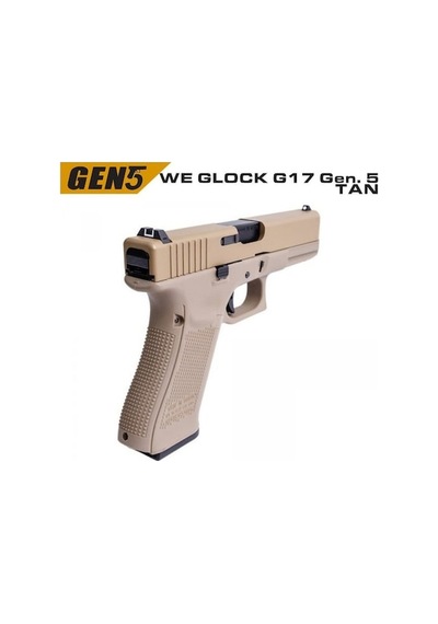 We Glock G17 Gen5 "f" Gbb Airsoft Tabanca Bej
