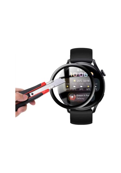 For Huawei Watch Gt3 42mm Ekran Koruyucu Nano Kırılmaz Cam Tam Korumalı Protector