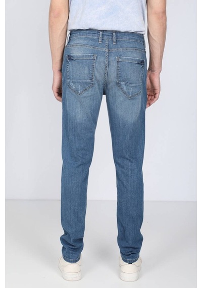 Banny Jeans Erkek Açık Mavi Straight Fit Jean Pantolon