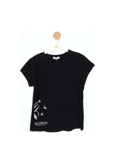 Xo Kids Kız Çocuk Tişört 8-14 Yaş 38404 Siyah