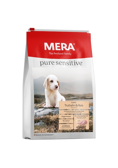 Mera Pure Sensitive Puppy Hindili Köpek Maması 4 KG