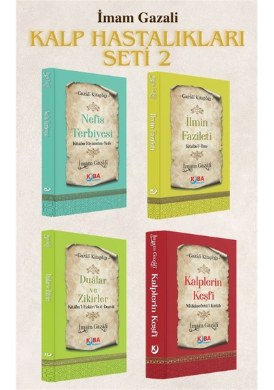 İmam Gazali - Kalp Hastalıkları Seti 2 4 Kitap Set / İmam G...