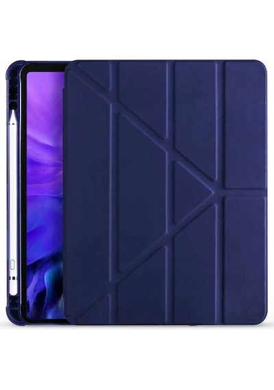 Xiaomi Uyumlu Mi Pad 5 / 5 Pro Kılıf Tri Folding Smart With Pen Case