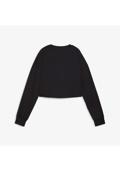 Puma Cloudspun Crossover Crew Kadın Siyah Sweatshirt525879