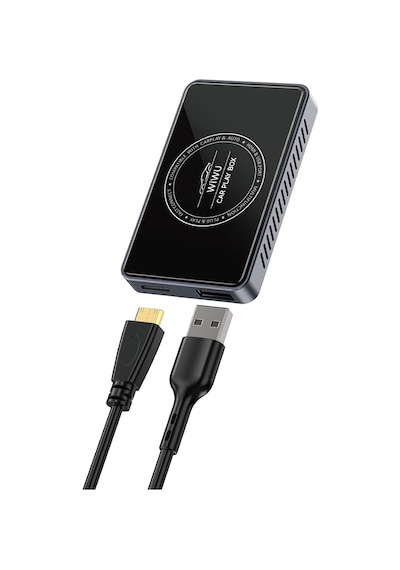 Wiwu Wi-cp004 Hdmı Girişli Bölünmüş Ekran Özellikli Carplay Wireless Adaptör Dual Wifi 2.0 Siyah Diğer