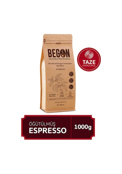 Begon Kahve Nord Kivu Premium Espresso Öğütülmüş Kahve 1 KG