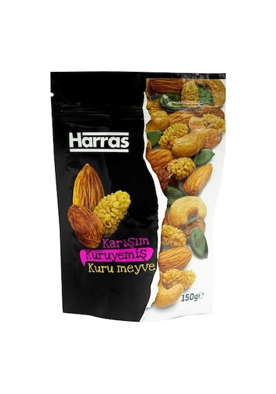 Yerli Premium Lüks Karışık Kuruyemiş Kuru Meyve 4 Adet X 150 Gr 150 G