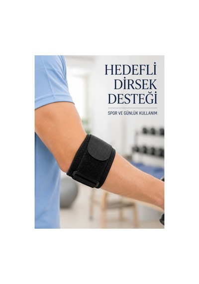 Sporcu Dirsek Bandı Tenisçi Golfçü Dirseği İçin Epikondilit Bandajı - Çok Renkli