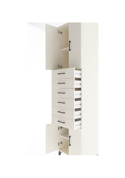 Hyperion Dolap 3 Raflı 6 Çekmeceli 4 Kapaklı 60x44x243 Aytaşı... Aytaşı