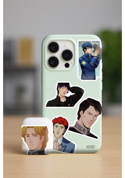 Legend Of The Galactic Heroes Ginga Eiyuu Densetsu Anime Telefon Laptop Sticker Paketi 25 Adet Çok Renkli