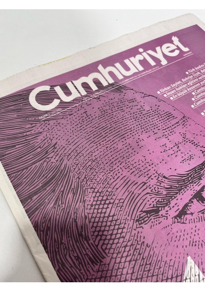 29 Ekim 2023 Cumhuriyet Gazetesi Eki Çağdaşlaşma  Teşhir Ürün