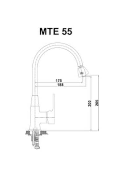 Gpd Solus Mte55 + Mbb55 + Mlb55 + Dst19-3 + Fkm01 Armatür Musluk Batarya Seti 8'li Krom