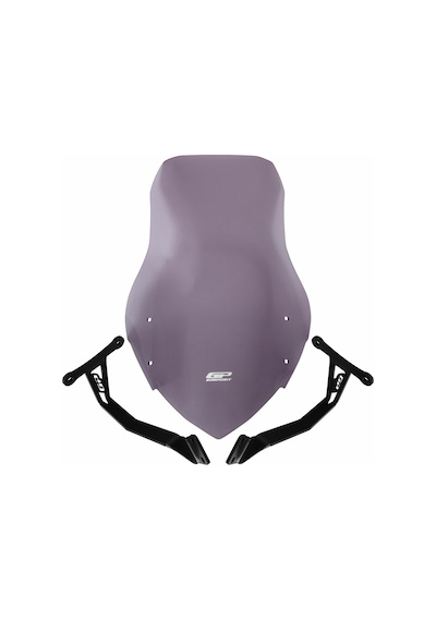 GP Kompozit Honda CB125F 2023-2024 Uyumlu Tur Camı Füme 60 cm