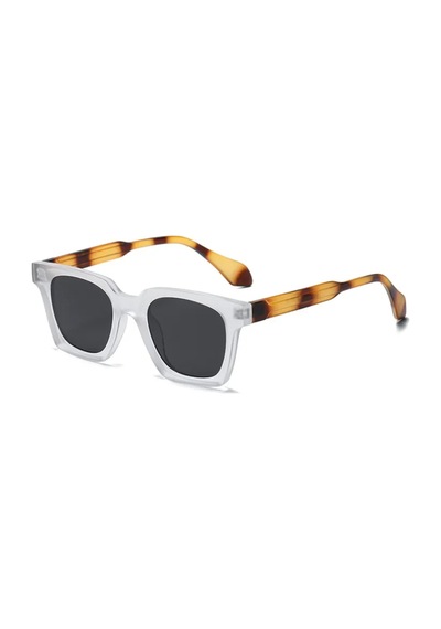 Sesira Leopar Detaylı Vintage & Retro Unisex Güneş Gözlüğü Çok Renkli