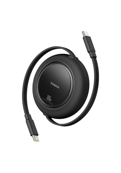 Baseus Free2pull Mini Kablo Usb-c 100w - Siyah