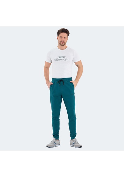 Slazenger VALARY Erkek Cepli Dar Paça Petrol Eşofman Altı