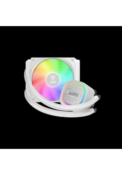 Gamdıas Aura Gl120 V2 Wh White Edition 120mm Rgb 1 Fanlı Cpu Sıvı Soğutma 1923 Renkli