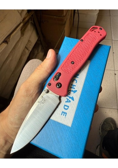 Benchmade Bugout Cep Kamp Çakısı Krmızı