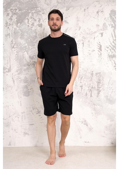D's Damat Ds Damat Maschio Pamuk Şort Takım Siyah Ds5011 R001 Siyah