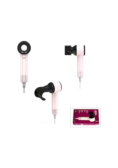 Sinbo Saç Kurutma Makinesi - Pembe Renk - 3 Kademeli Hız Ve Sıcaklık