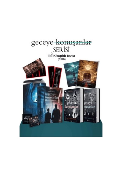 Geceye Konuşanlar - İki Kitaplık Kutu Ciltli - Elm-01-891999