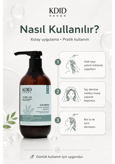 Kdid Calmera-scalp Comfort Shampoo 500ml Kepek Önleyici Şampuan