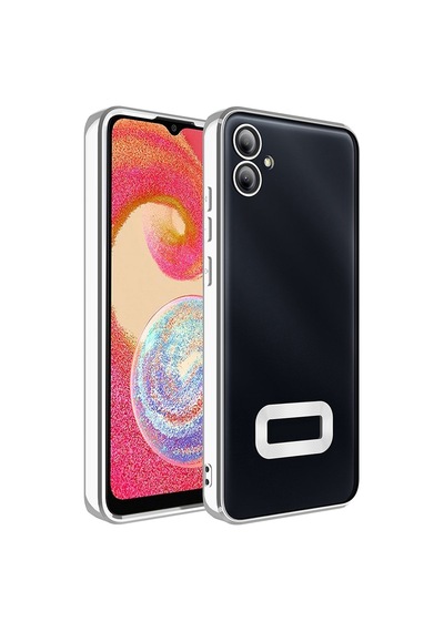 Galaxy Uyumlu A06 Kılıf Kamera Lens Korumalı Logo Gösteren İnce Hafif Pazarplus Rose Gold