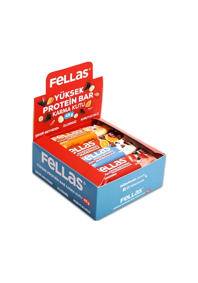 Yüksek Protein Bar 45 G Karma Kutu - 12 Adet 4 Çeşit