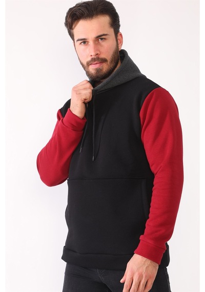 1040 Dewberry Erkek Sweatshırt-siyah