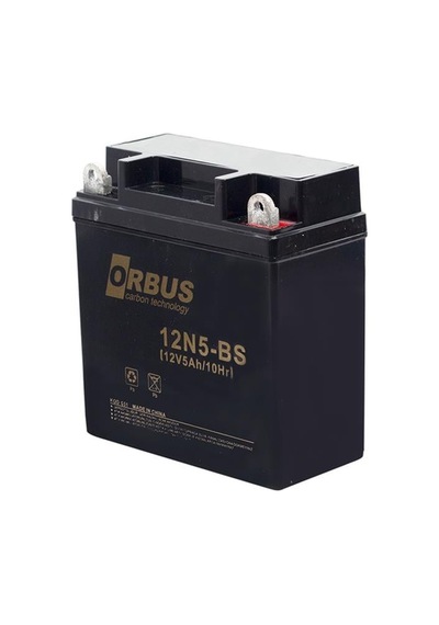 Orbus 12v 5ah Elektrikli Karbon Bisiklet Aküsü 12n5-bs Çok Renkli