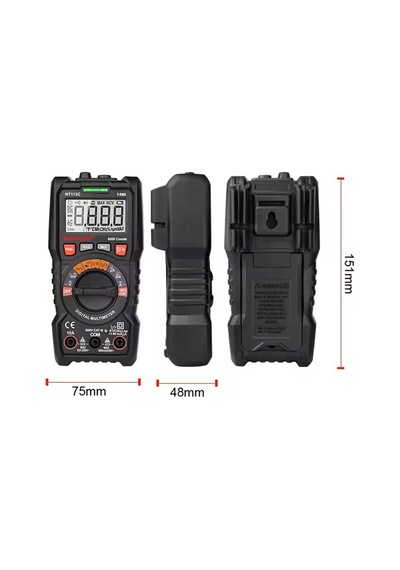 Mayilon Ht113c Dijital Profesyonel Multimetre Ekran Aydınlatmalı Auto Range 600v 10a Ac Dc