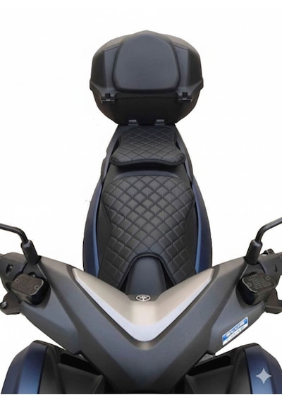 Viscos Air Teknolojili Deri Motosiklet Konfor Sele Pedi 2 Parça Uzun Yol Rahatlığı