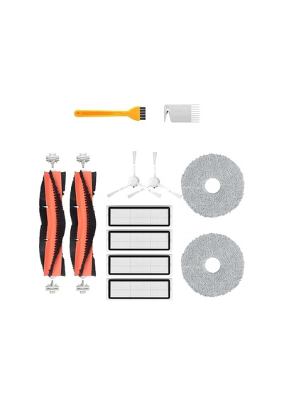 Robotyedek, S10 S10t Değil Xiaomi Uyumlu Yedek Fırça Hepa Filtre Mop Seti-12 Parça Sku: Zeus8690010242907
