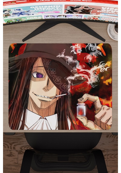 Fire Force Anime V3 - 48x40 Xl Gaming Kauçuk Kaymaz Taban Mouse Pad Fare Altlığı